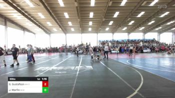 88 lbs Rr Rnd 2 - Gabriel Gustafson, NM Outlaws vs Jeriah Morfin, New Mexico Bad Boyz