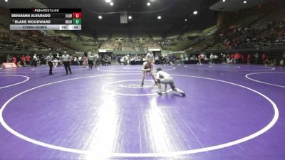 140 lbs Consolation - Benjamin Alvarado, Clovis East vs Blake Woodward, Buchanan