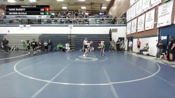 132 lbs Semifinal - Sage Babbitt, Lil Mavs Wrestling vs Jayden Alcala, Middleton Wrestling Club