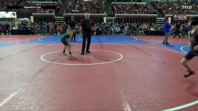77 lbs Champ. Round 2 - Judson Eisenbarth, Casper Wrestling Club vs Tydell Behles, Colstrip Wrestling Club