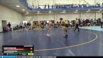 197 lbs Quarterfinal - Cameron Butka, Wilkes University vs Alex Donahue, Washington And Jefferson College