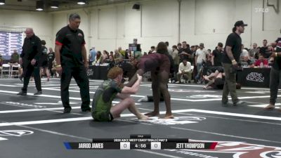 Jett Thompson vs Jairod James 2026 ADCC West Coast Trials