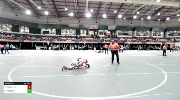 160 lbs Round Of 32 - Aiden Mellon, Lawrenceville vs Colby Isabelle, The Hill School