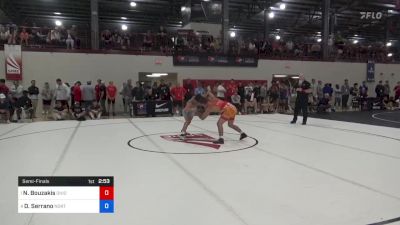 61 kg Semifinal - Nic Bouzakis, Ohio Regional Training Center vs Dominick Serrano, Northern Colorado Wrestling Club