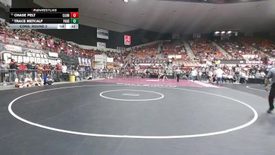 150 lbs Cons. Round 2 - Chase Pelt, Columbus HS vs Trace Metcalf, Paola HS