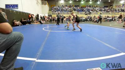 92 lbs Consolation - Kruse Sparks, Tonkawa Takedown Club vs Bowen Evans, Tuttle Wrestling