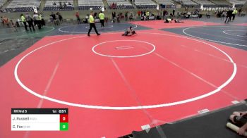 88 lbs Rr Rnd 5 - Jaxon Russell, ReZults Wrestling vs Colt Fox, Standfast Texas