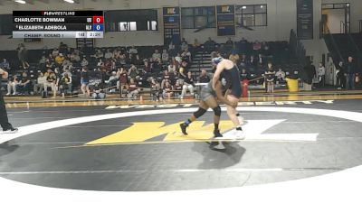 160 lbs Champ. Round 1 - Charlotte Bowman, Ursinus vs Elizabeth Adebola, Alvernia