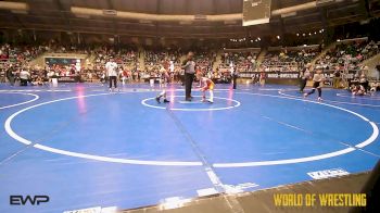 58 lbs Round Of 16 - Ryker Polk, Great Bridge vs Azerijah Bonney, Ridge Wrestling Club