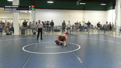 157 lbs Consi Of 8 #2 - Steven Faubion, NC vs Bentley Colp, IL