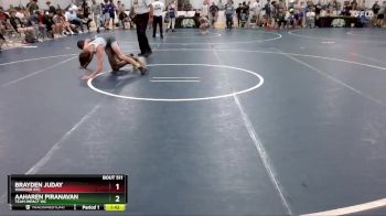 112 lbs Cons. Round 3 - Aaharen Piranavan, Team Impact WC vs Brayden Juday, Warrior RTC