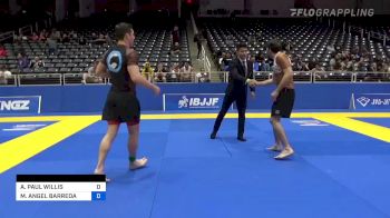 AARON PAUL WILLIS vs MIGUEL ANGEL BARREDA 2022 Pan IBJJF Jiu-Jitsu No-Gi Championship