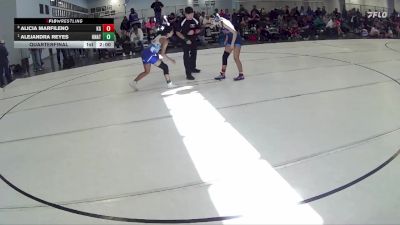 110 lbs Quarterfinal - Alejandra Reyes, Nebraska vs Alicia Marfileno, Kearney Girls