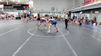 120 lbs Round 2 (6 Team) - Liam Harkins, Mavericks vs Vincenzo Baldino, The Outsiders