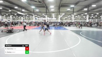 89 lbs Rr Rnd 5 - Sophia Sanchez, Chain Gang vs Connor Bailey, Manu WC