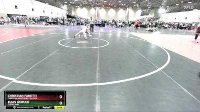 157A Champ. Round 1 - Elias Gurule, Cleveland vs Christian Fanetti, Christian Brothers College