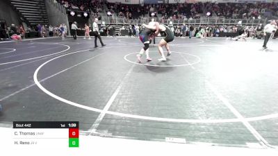 218 lbs Semifinal - Connor Thomas, Unaffiliated vs Hunter Reno, Jr Vikes Wrestling Club