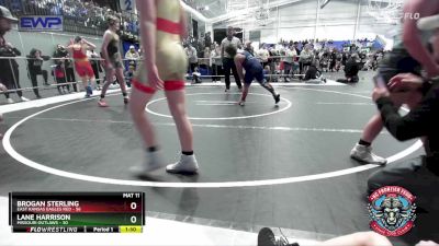 130 lbs Placement (4 Team) - Lane Harrison, Missouri Outlaws vs Brogan Sterling, East Kansas Eagles Red