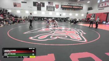 138 lbs Quarterfinal - Oscar Rojas, Pasco vs Jaxon Glines, Wenatchee