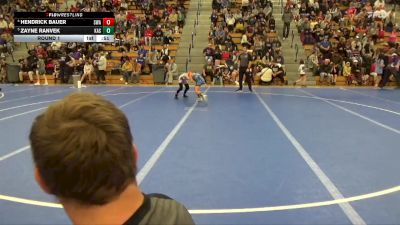 75 lbs Round 1 - Hendrick Bauer, Summit Wrestling Academy vs Zayne Ranvek, Kasson-Mantorville