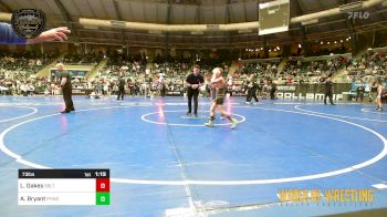 73 lbs Quarterfinal - Logan Oakes, Sebolt Wrestling Academy vs Aidyn Bryant, Palmyra Youth Wrestling Club