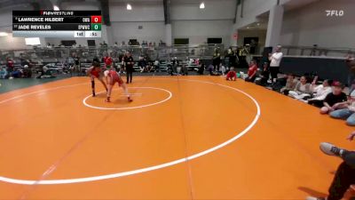 110 lbs Cons. Round 4 - Lawrence Hilbert, ONE Wrestling Academy vs Jade Reveles, El Paso Wildcats Wrestling Club