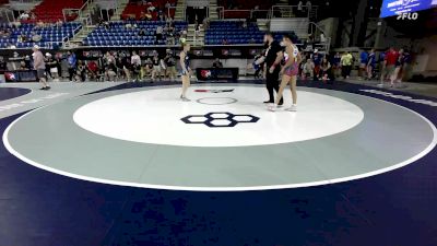 100 lbs Champ. Rd Of 64 - Riley Karwowski, PA vs Abigail Garland, ME