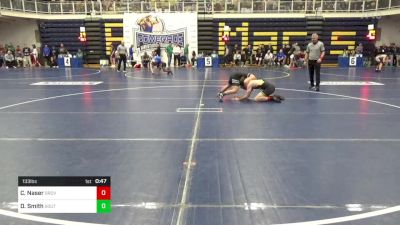 133 lbs Consy 2 - Connor Naser, Grove City vs Dillon Smith, Southwest Miami-FL