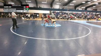 149 lbs Cons. Round 3 - Kamel Dib, Bridgewater State vs Blaise Kokkales, Adrian