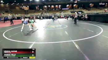 110 lbs Semifinal - Mariah Mills, Flagler Palm Coast vs Kendal Haynie, Wakulla Hs