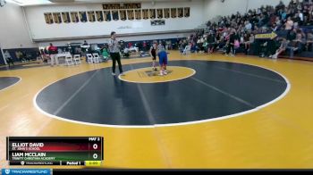 80 lbs Quarterfinal - Elliot David, St. John`s School vs Liam McClain, Trinity Christian Academy