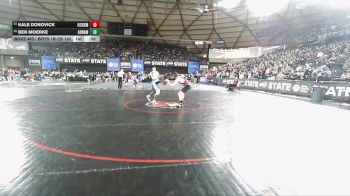 Boys 1B/2B 165 Cons. Round 2 - Ben Moerke, Adna vs Kale Donovick, Ocosta