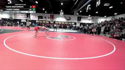 106 lbs Quarterfinal - Joseph Torres, La Serna vs Davis Shaposhnick, Great Oak