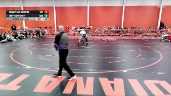 165 lbs 1st Place Match - Jonathan Kervin, Indiana Tech vs Jeff Dunaksy, Marian University (IN)