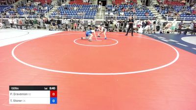 132 lbs Cons 32 #1 - Parker Graveman, SD vs Tas Storer, CA