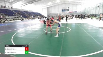 132 lbs Consolation - Zavian Geronimo, Gila Ridge vs Jordon Palomino, Basic Wolves