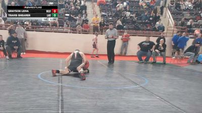 145_B lbs Round Of 32 - Grayson Leiva, West York vs Travis Shearer, Lakeview