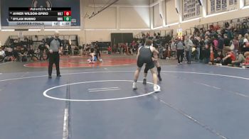 150 lbs Quarterfinal - Avner Wilson-Spiro, Wilton vs Dylan Bueno, New Milford