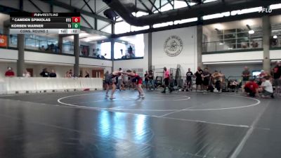 135-143 lbs Cons. Round 2 - Camden Spiniolas, Relentless Training Center vs Korben Warner, Team Action