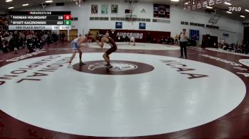 125 lbs 3rd Place Match - Thomas Holmquist, St. Johns (mn) vs Wyatt Kaczrowski, Augsburg