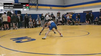 107 lbs Consy 1 - Cayden Barry, Hampton vs Jeremy Gray, Connellsville