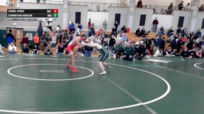 138 lbs Consi Of 4 - Jonel Cruz, North Attleborough vs Christian Devlin, Marshfield
