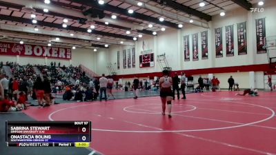 180 lbs Round 3 - Sabrina Stewart, Simpson University (CA) vs Onastacia Boling, Southwestern Oregon CC