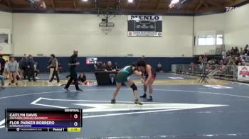 155 lbs Semifinal - Caitlyn Davis, Southern Oregon University vs Flor Parker Borrero, Evergreen State