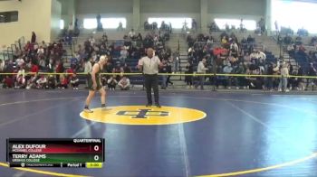 125 lbs Quarterfinal - Alex DuFour, McDaniel College vs Terry Adams, Ursinus College