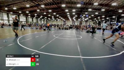 220 lbs Rr Rnd 1 - Nathan Whetzel, Mavericks vs Jason Albright, Off The Hook - Blue