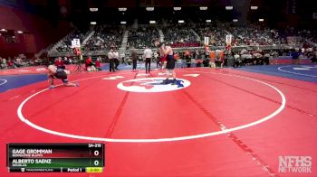 3A-215 lbs Champ. Round 1 - Alberto Saenz, Douglas vs Gage Gromman, Burns/Pine Bluffs