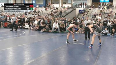 132 lbs 1st Place Match - Jaxon Gillespie, All-Phase Wrestling Club vs Jameson Williams, Gold Rush Wrestling