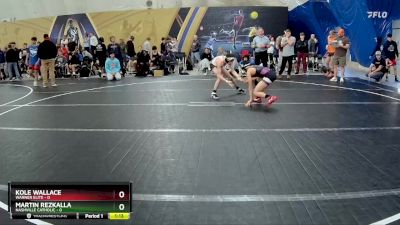 98 lbs Round 2 (8 Team) - Kole Wallace, Warner Elite vs Martin Rezkalla, Nashville Catholic