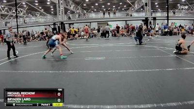 106 lbs Placement (4 Team) - Michael Reichow, Impact Silver vs Bryaden Laird, Kraken Blue